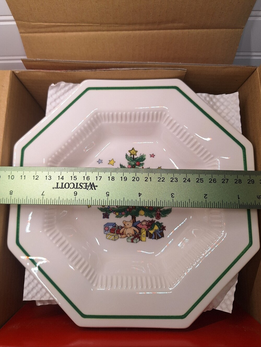 NIB Nikko Christmastime Set Of 4 Fruit Bowls. Christmas Tree. No combo ship - Picture 6 of 6